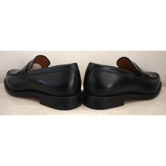 Banana Republic 574359-001 Men's Sz 9.5 Black Leather Amir Penny Loafers - Picture 10 of 10